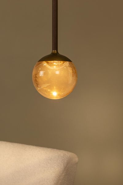 Lucide CALINA - Pendant light - Ø 9,9 cm - LED Dim. - CCT - 1x7W 2200K/3300K - With replaceable LED module - Coffee - Premium